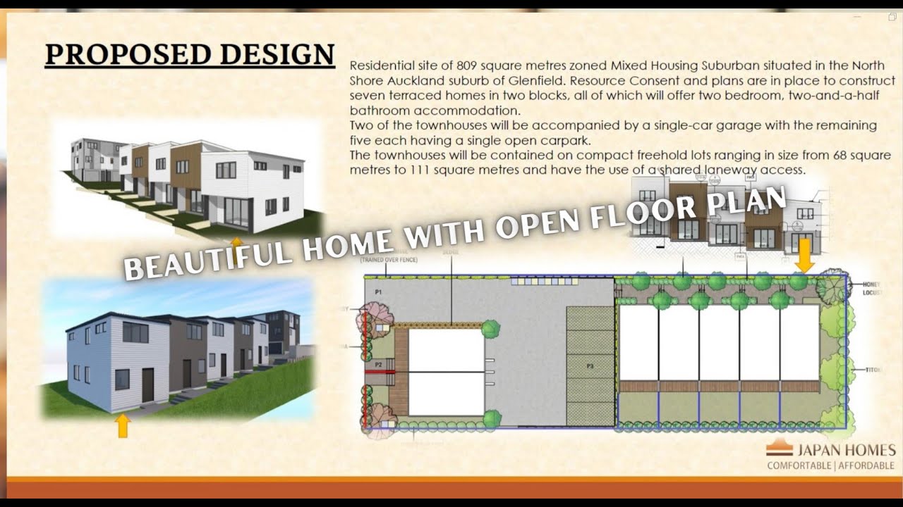 【Japan Homes】New Townhouse Project in Glen Field (Details)