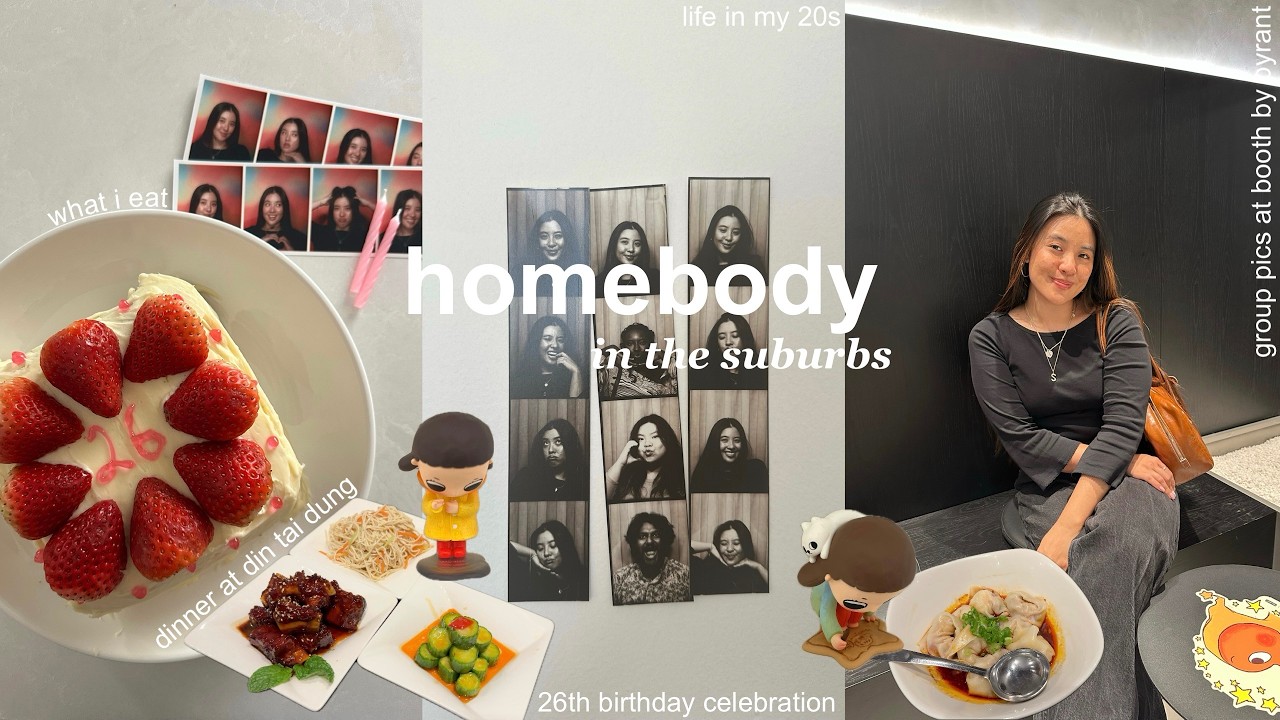 living in the suburbs 🎂✨🎁 | celebrating my 26th birthday, what i eat, & hanging with friends