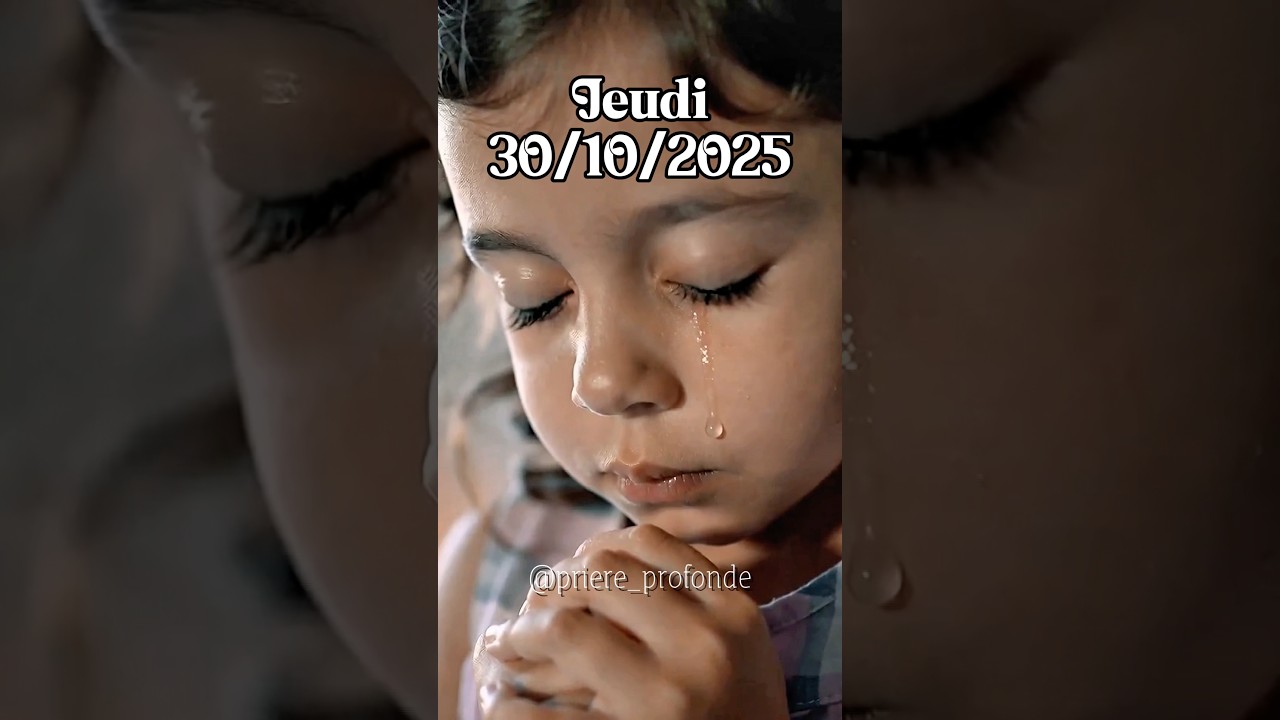 B&eacute;ni ta journ&eacute;e avec cette pri&egrave;re profonde ___ jeudi 30 octobre #pri&egrave;re #amen