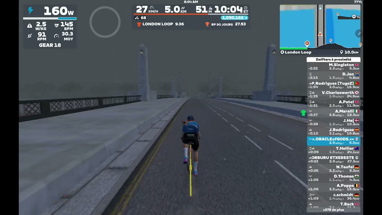 ZWIFT #139/1 GREATER LONDON LOOP FLAT