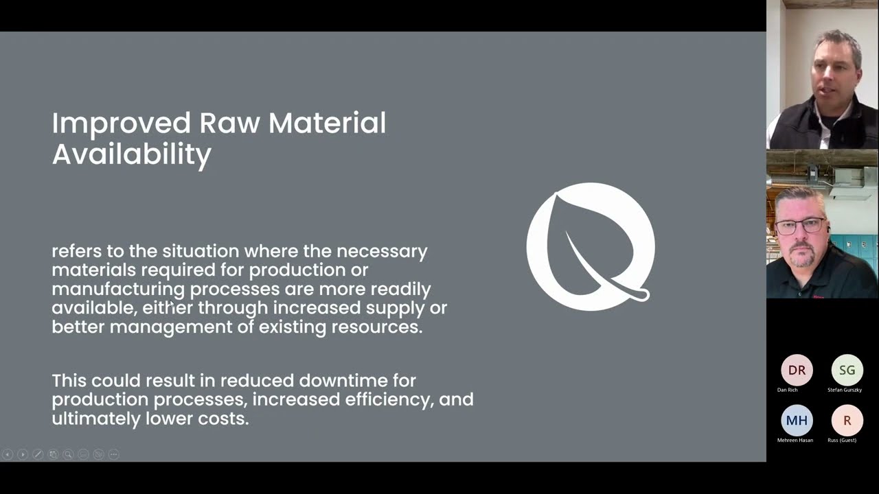 Improving Raw Material Availability for Food and Beverage Manufacturers