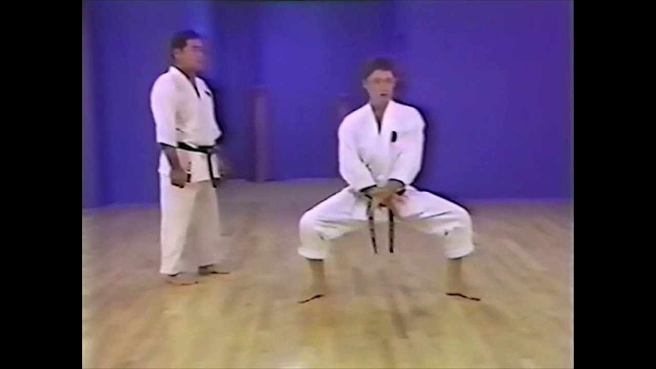 Goju ryu kata. Sanseiru. Teaching kata