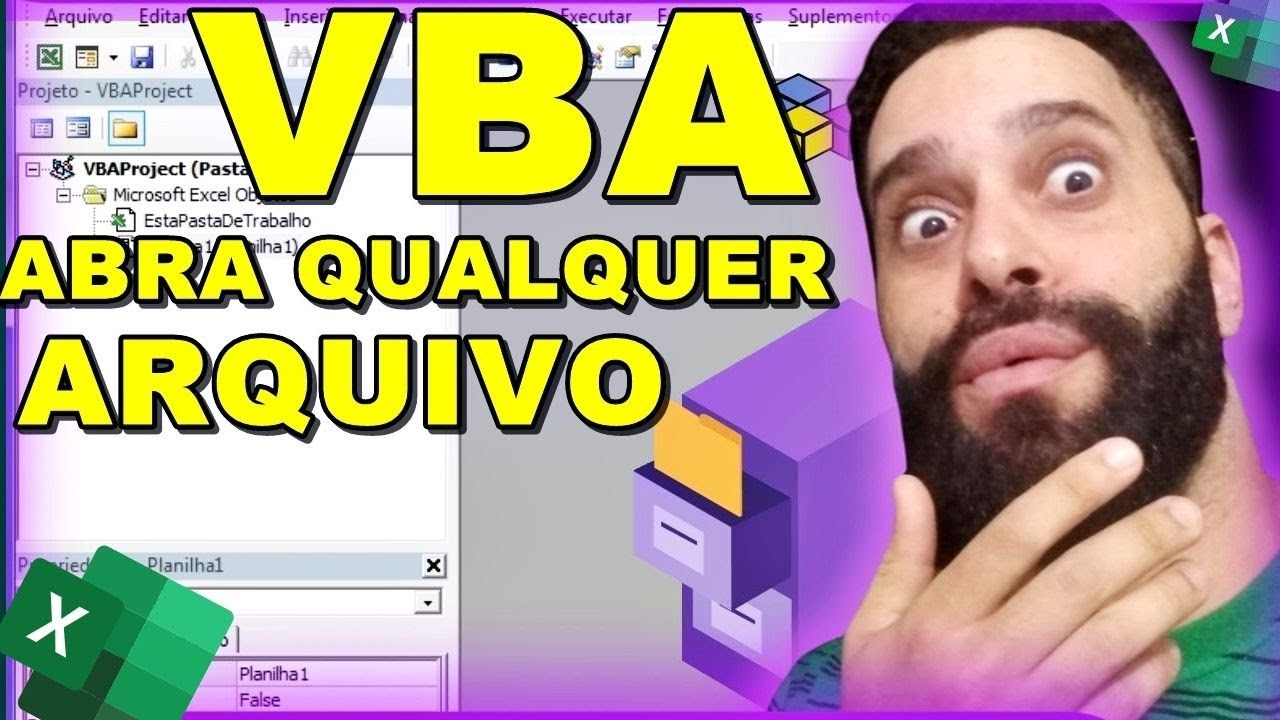 Como abrir arquivo com MACRO VBA no excel