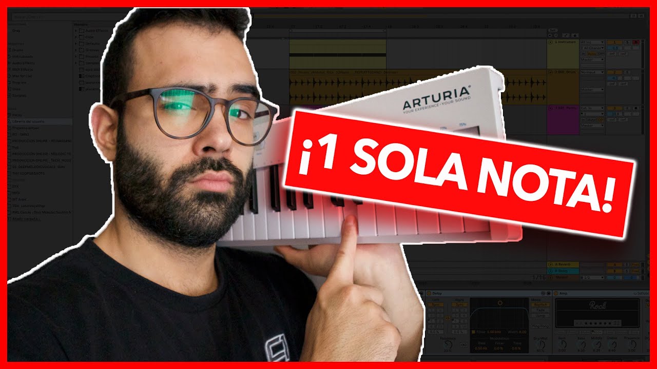 Cómo crear BAJOS para TECH HOUSE muy FÁCIL 🎹