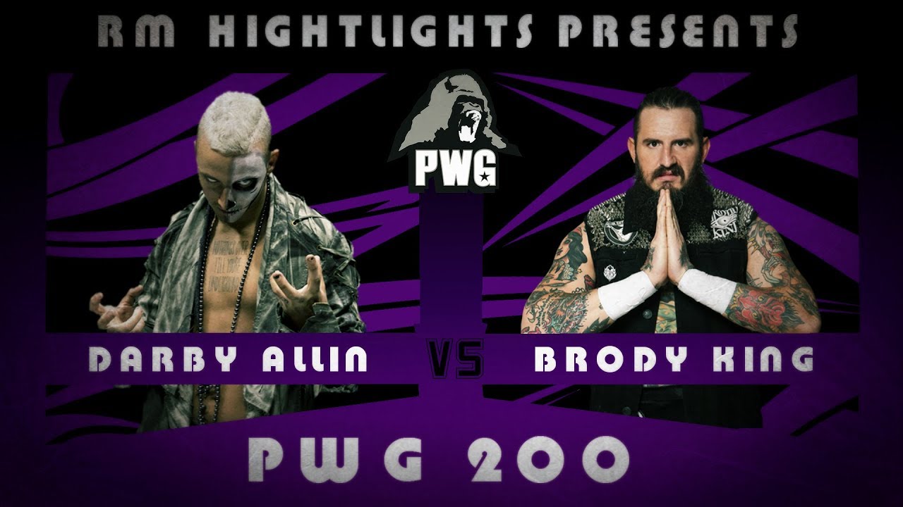 Darby Allin vs Brody King PWG Two Hundred Highlights