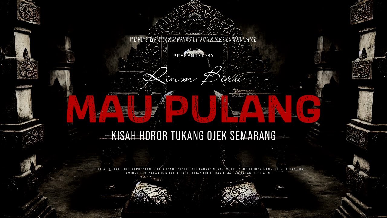 MAU PULANG - KISAH HOROR TUKANG OJEK SEMARANG | EP047 - Riam Biru