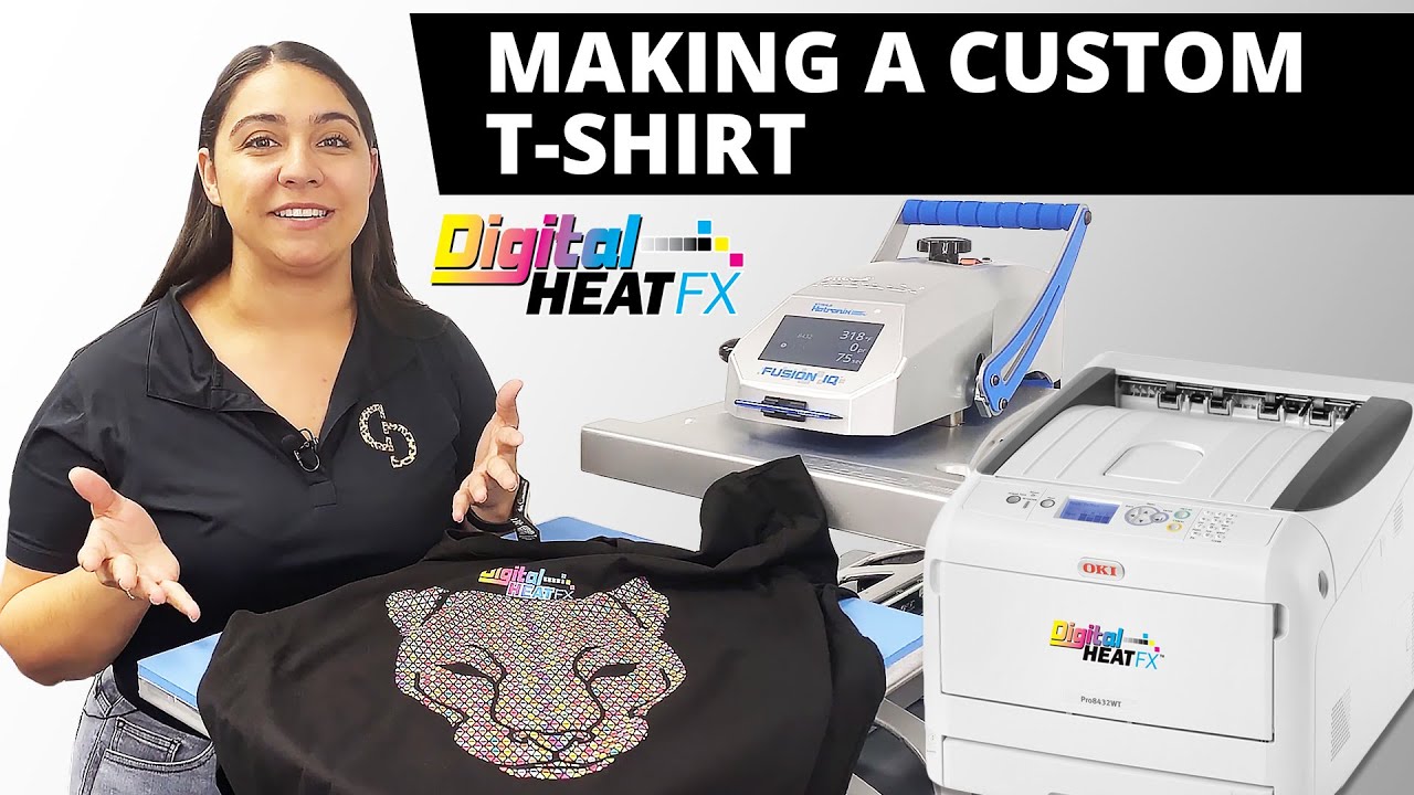OKI pro8432WT White Toner Printer | Custom T-Shirt Transfers