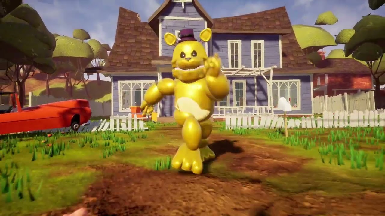 Hello Neighbour with Fredbear and Bonnie!