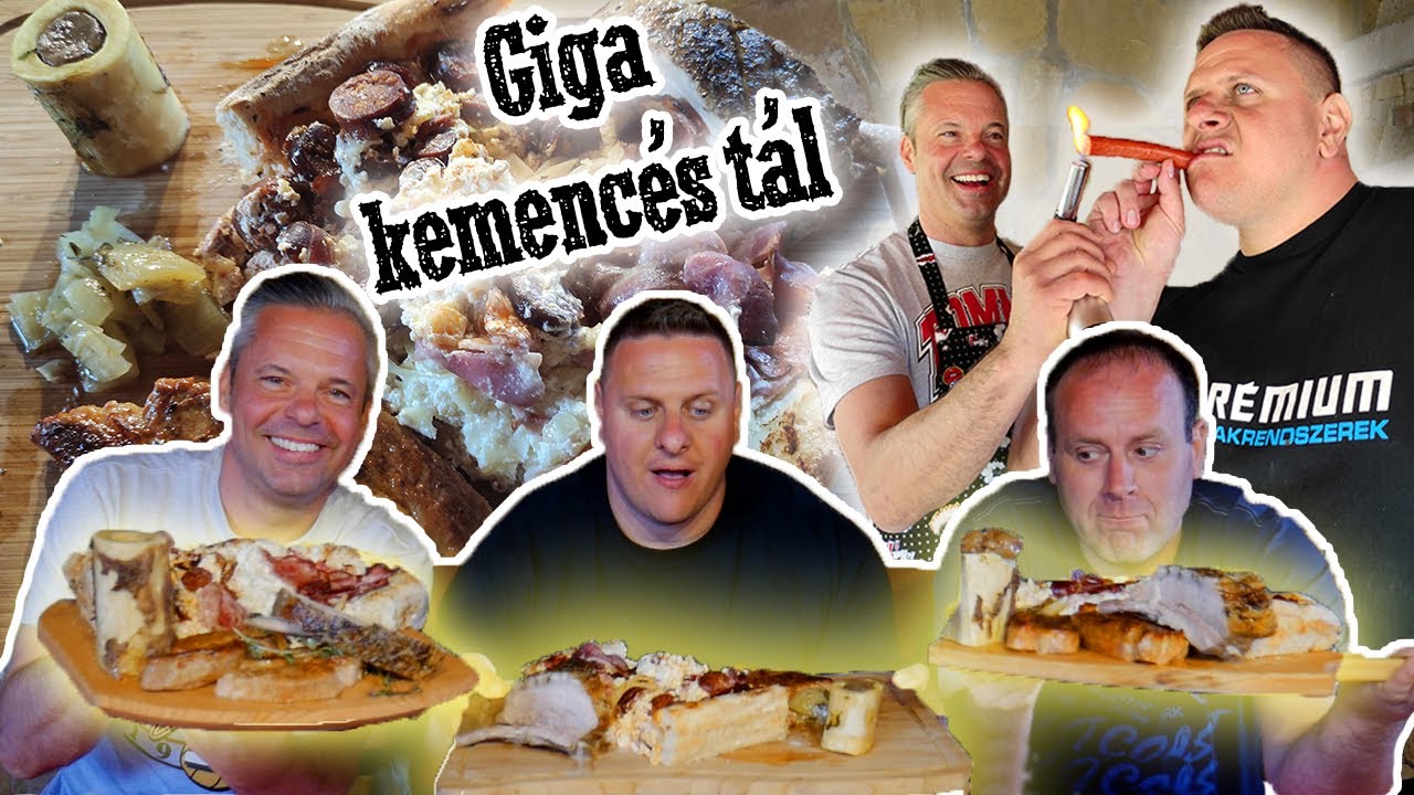 Giga kemencés hús tál LázárChef-el🍖🦴🍕💪