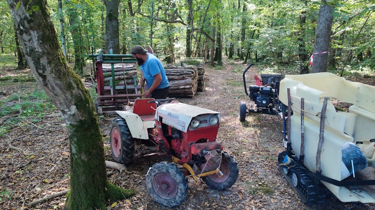 Première journée fagot de bois de chauffage 