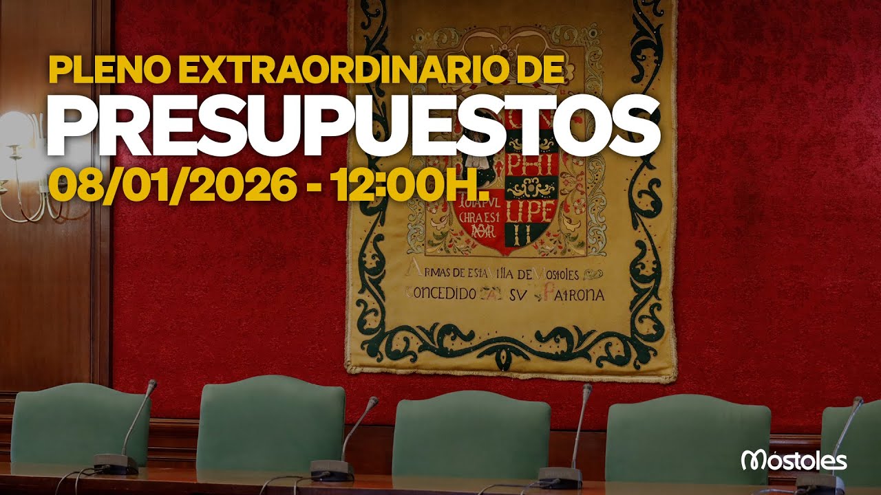 Pleno Extraordinario de Presupuestos - 8 de enero de 2026