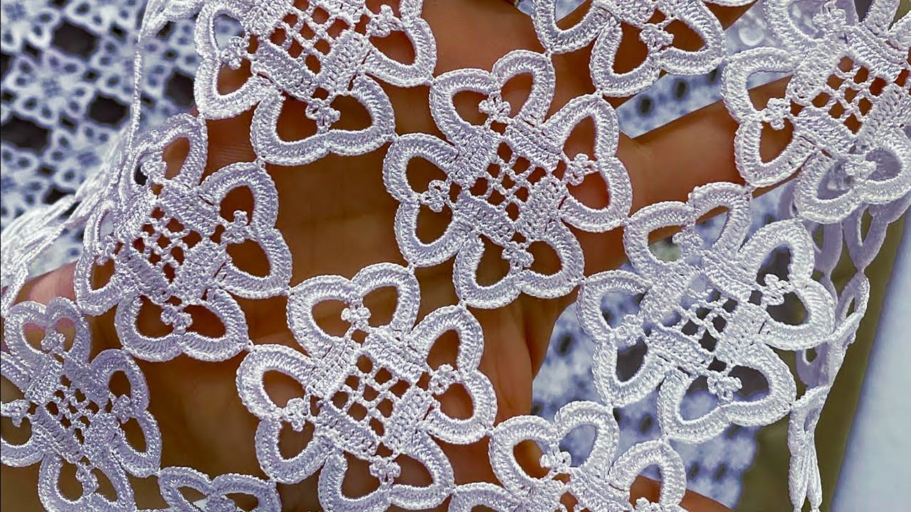 Super Crochet Pattern 🧶 Easy Crochet Tutorial l, Crochet Lace For Crochet Blanket, Crochet Dress