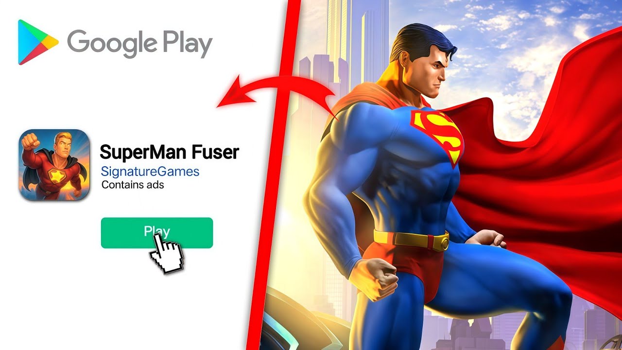 Flying Fuser the NEW SUPERMAN Game on Mobile 😱