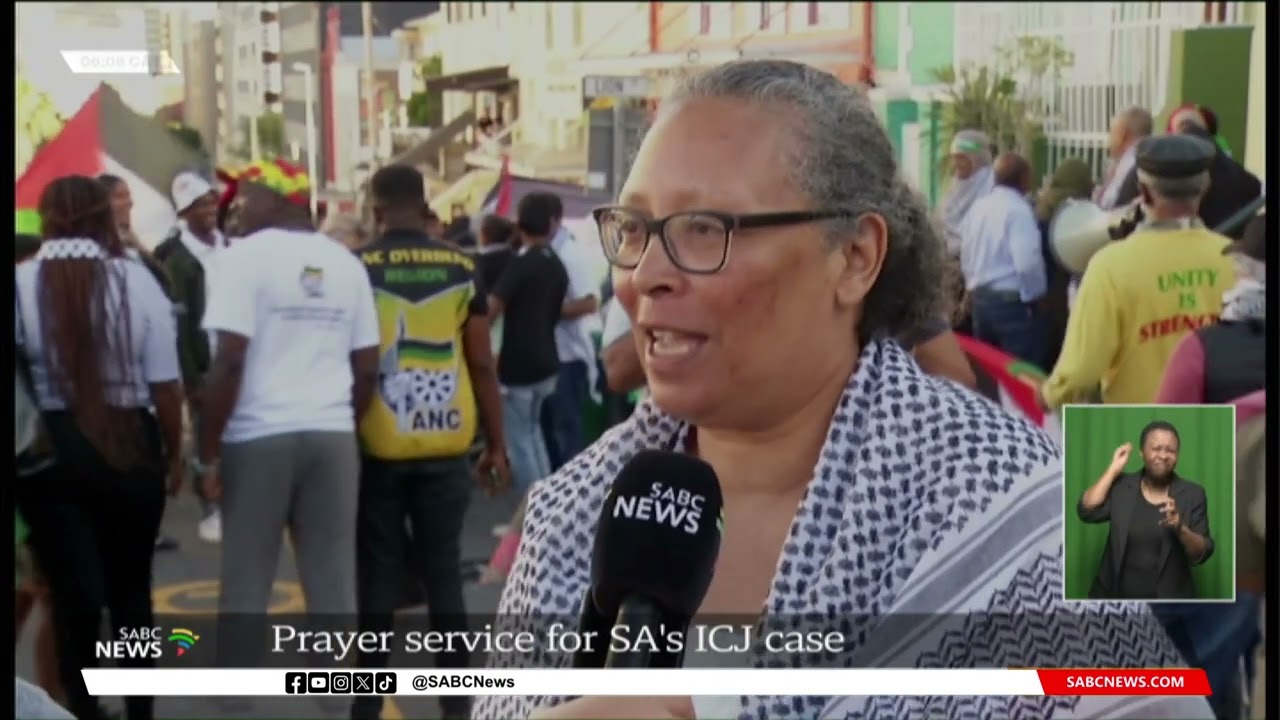 Prayer service for held for SA's ICJ case