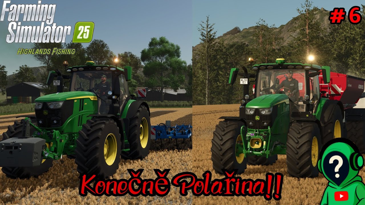 Konečně do polí!! | Skotská Farma #6 | Farming Simulator 25 Highlands Fishing DLC | CZ/SK