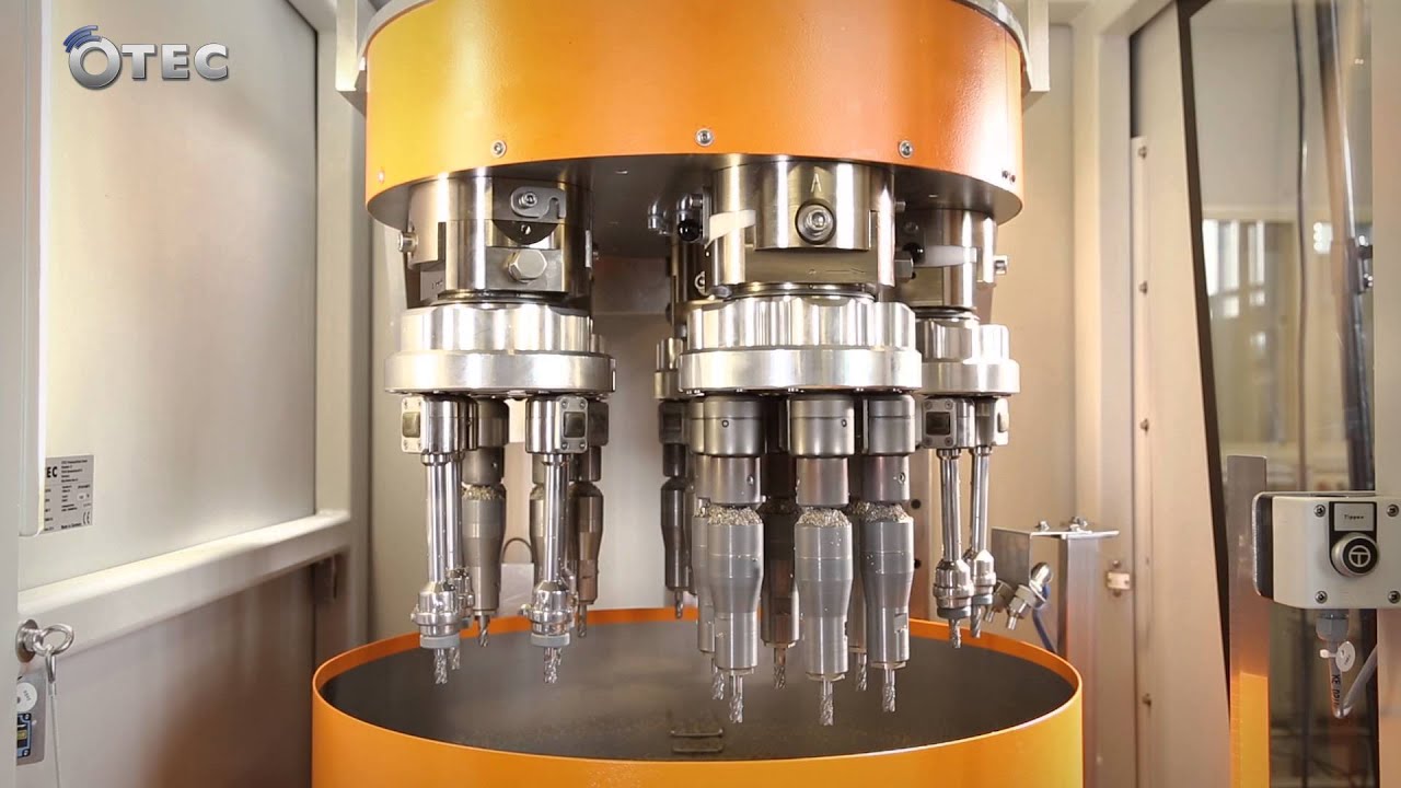 Fintek Show How Super Surface Finishing Cutting Tools in an Otec DF 5