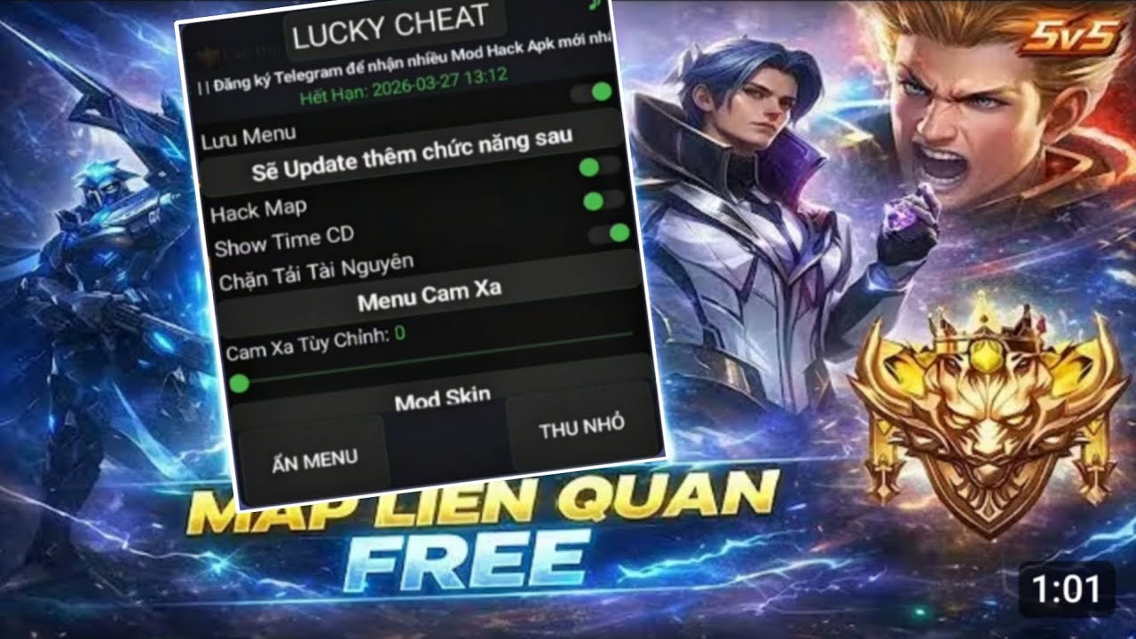 Cách Hack Liên Quân Mới Nhất Menu | Hack Map Liên Quân Mùa Mới Nhất | HackLiênQuân |Mod LQ