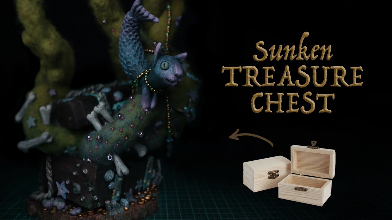 Sunken Treasures | Polymer Clay & Needle Felt