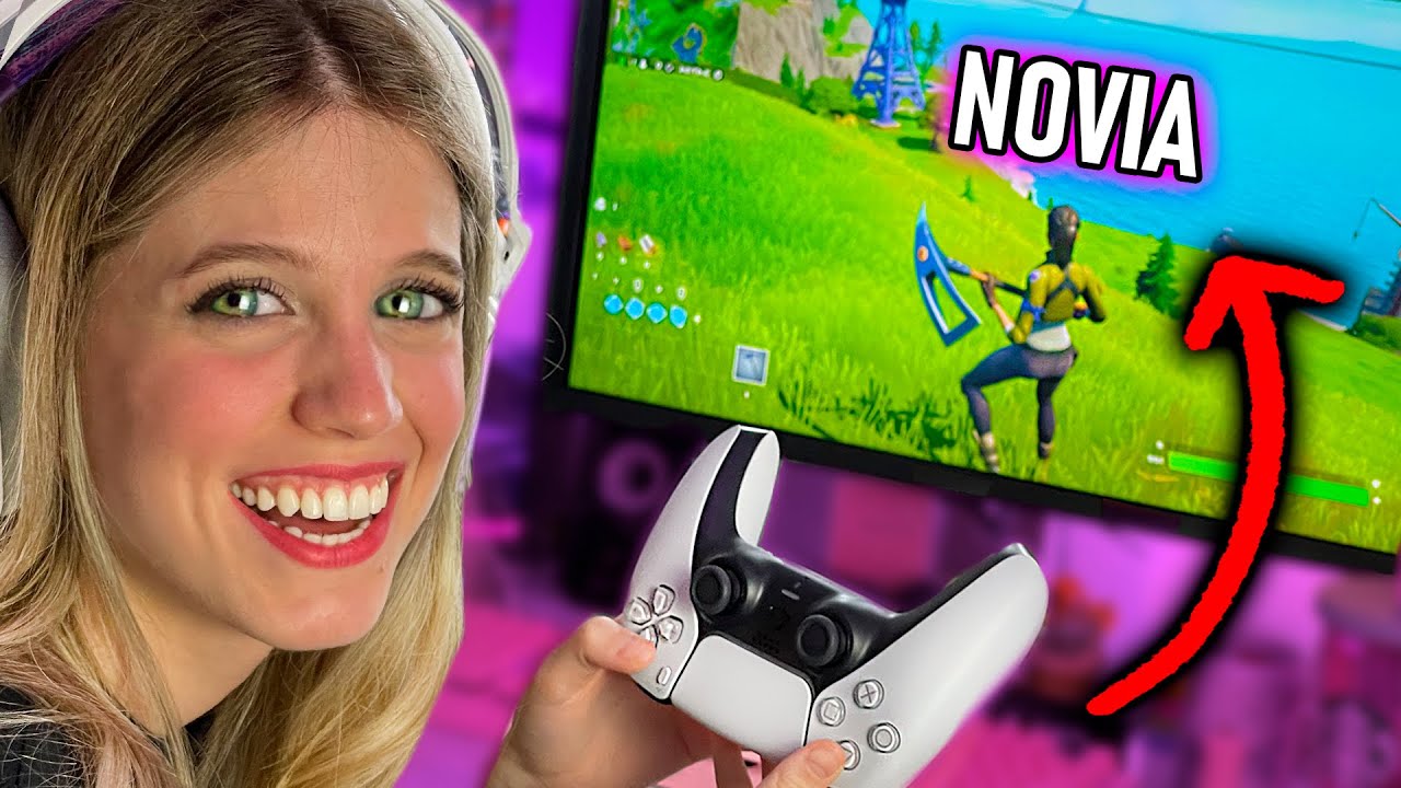 MI NOVIA jugando FORTNITE por PRIMERA VEZ!! (Dúo de Novios Challenge)