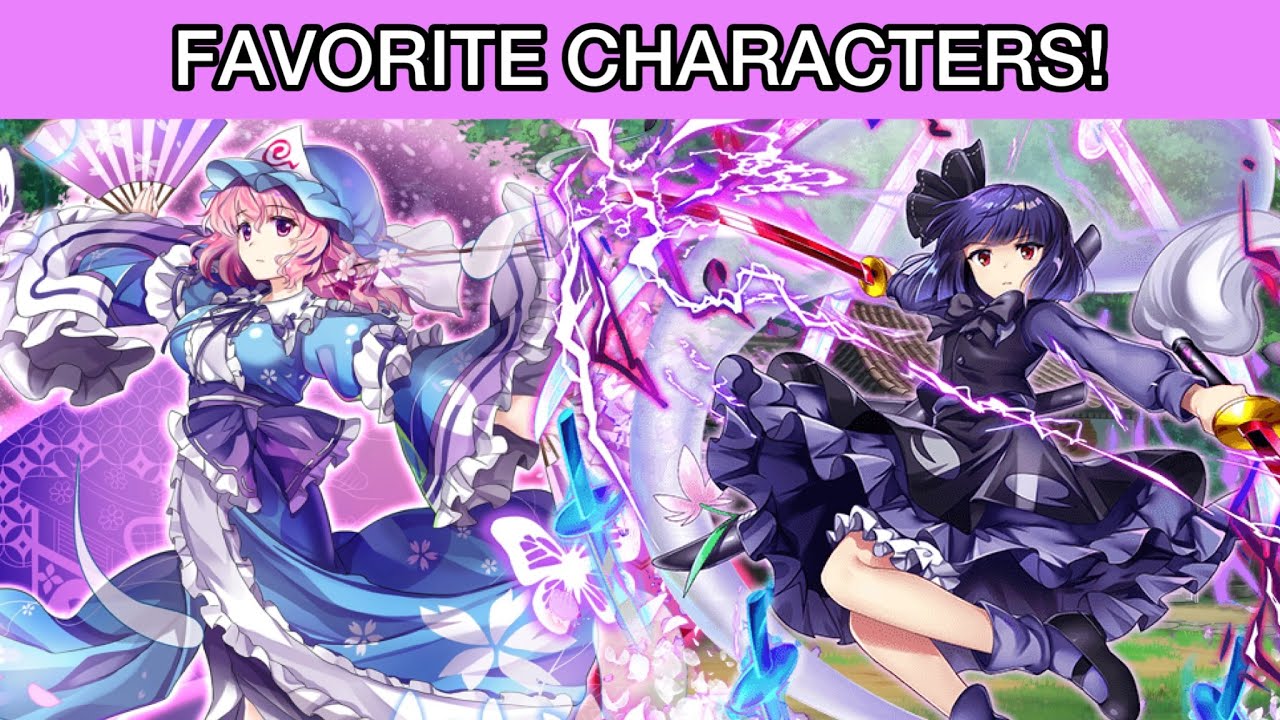 My Top 10 Favorite Characters in Touhou LostWord!
