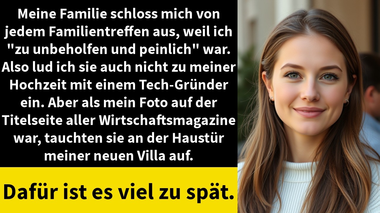 Meine Familie schloss mich von jedem Familientreffen aus, weil ich 