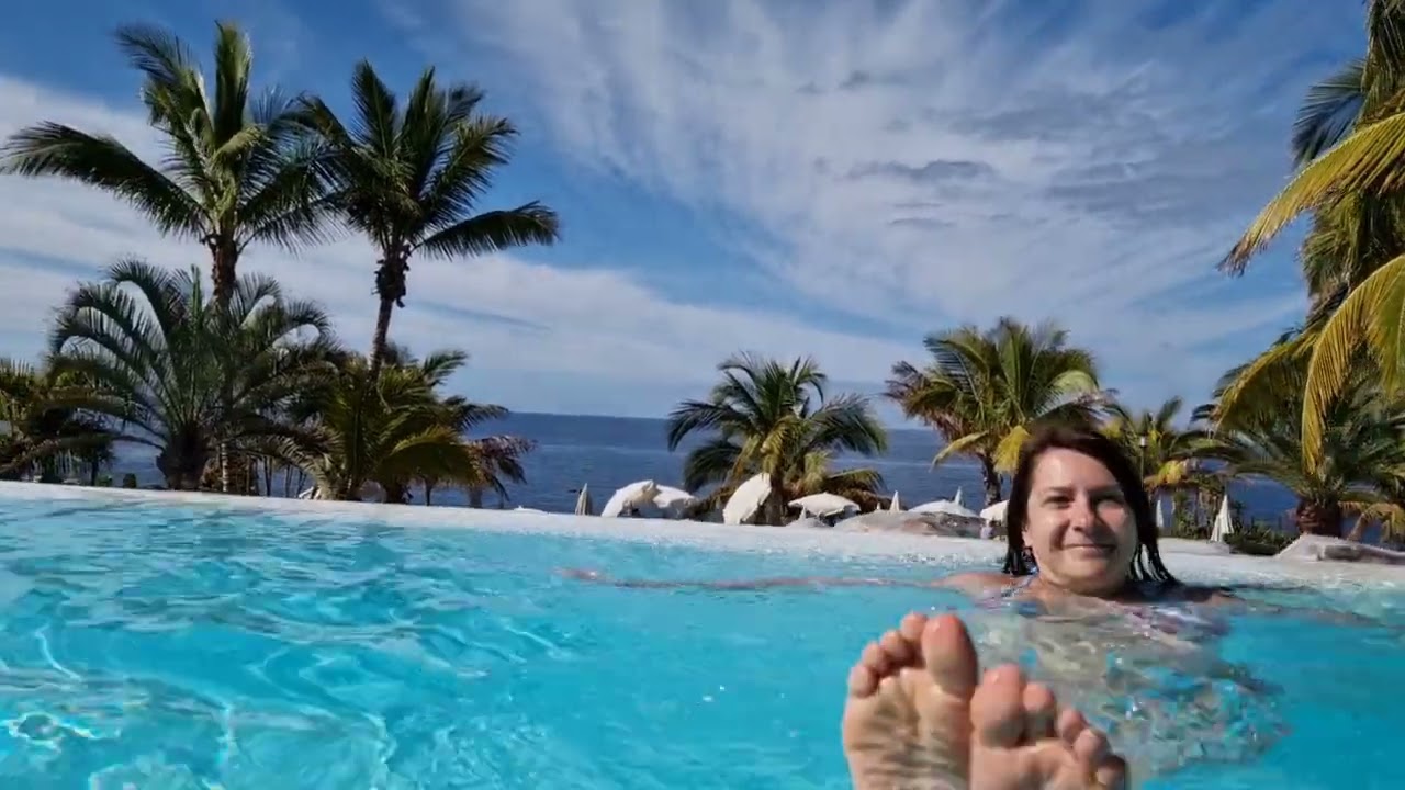 Swimming in a pool. Tenerife | April 2025