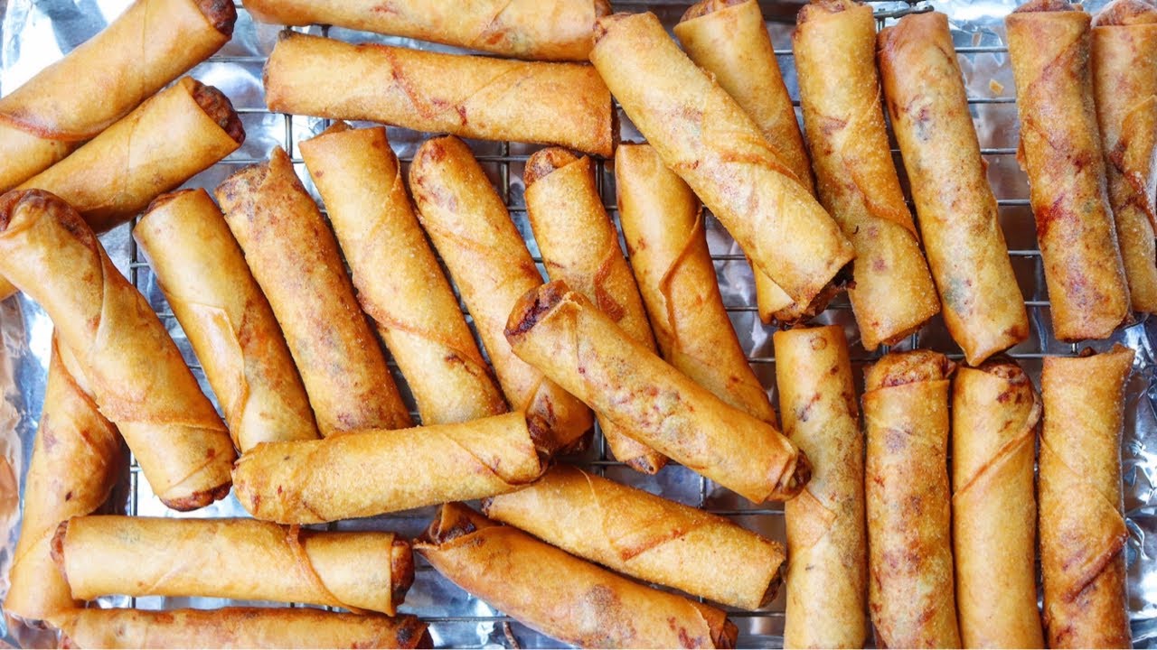 Pork EGG ROLLS (Kab Yaub)!