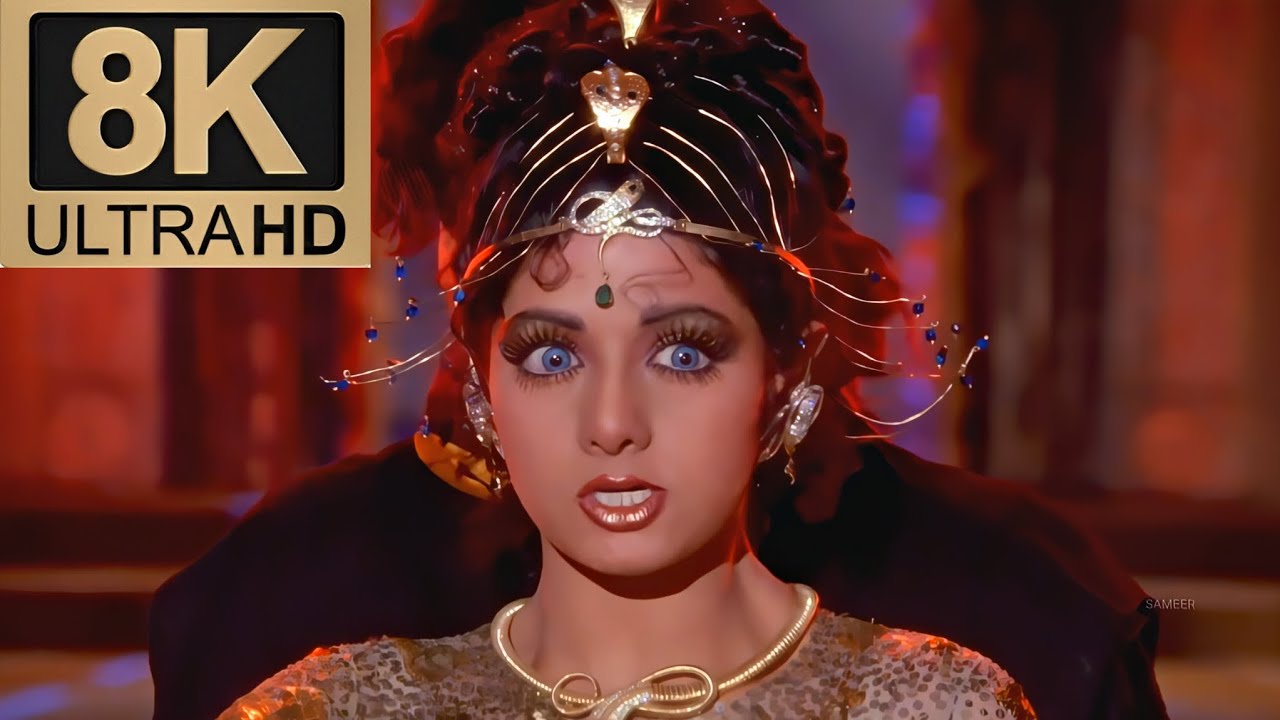 8K Remastered&mdash;Khel Wahi Phir_ Nigahen _ Sridevi _ Anupam Kher_ Kavita Krishnamurthy 8K 60fps