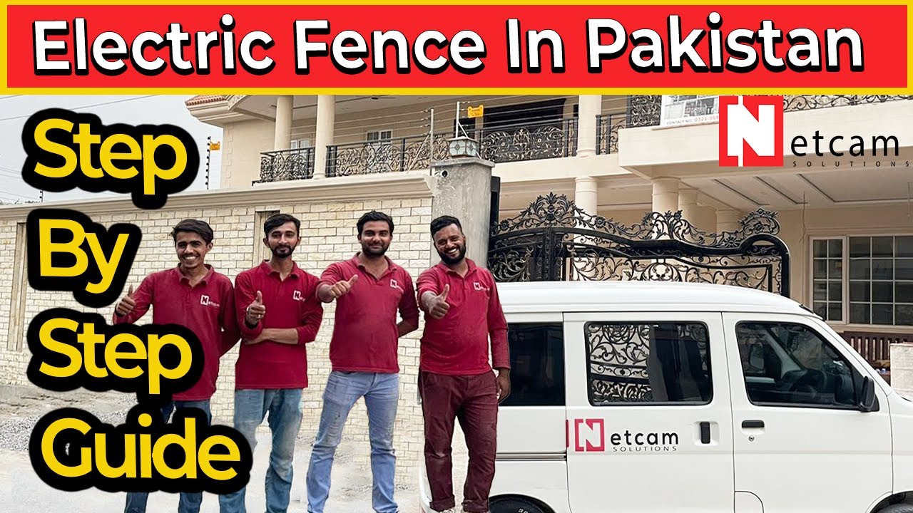 Complete process of Electric Fence Installation #netcamsolutions #nemtek #electricfencing #viral