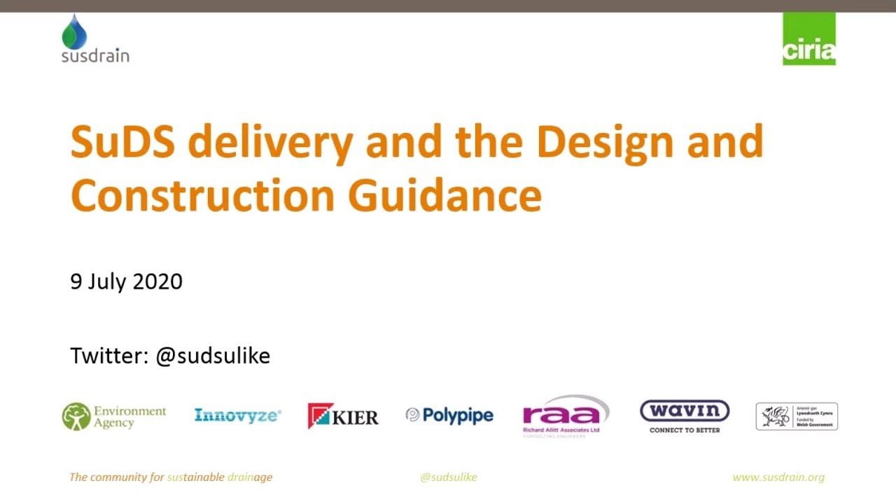 SuDS delivery and the Design and Construction Guidance