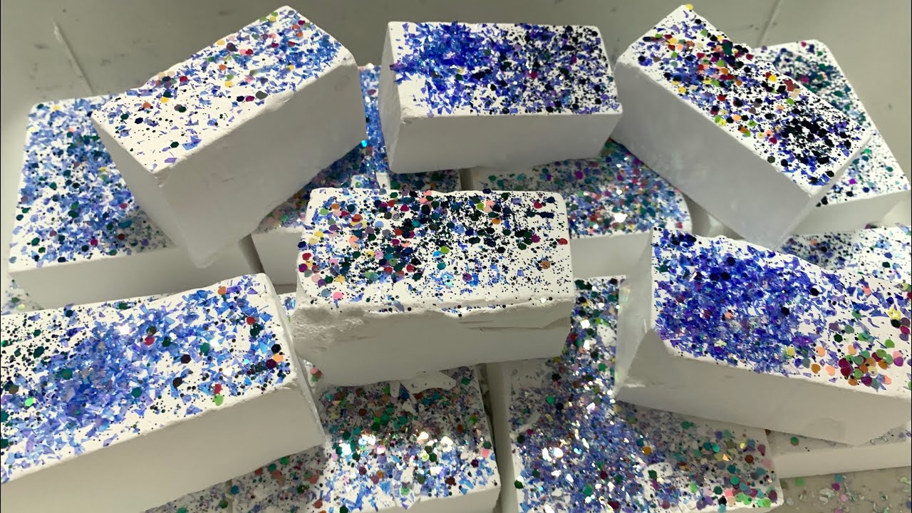 Gym Chalk Topped with glitter