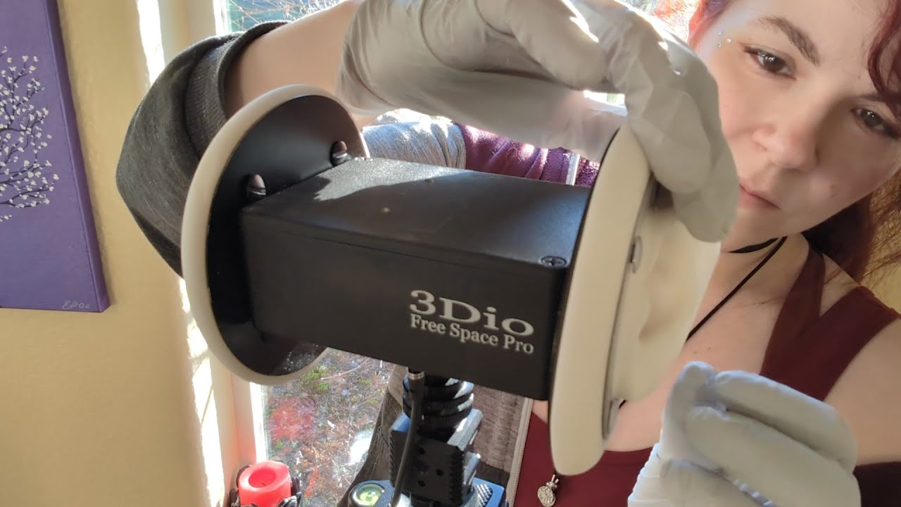 ASMR - Ear Cleaning, Washing and Massaging Roleplay - Gloves, Soft Spoken, Picking, Sponge Sounds