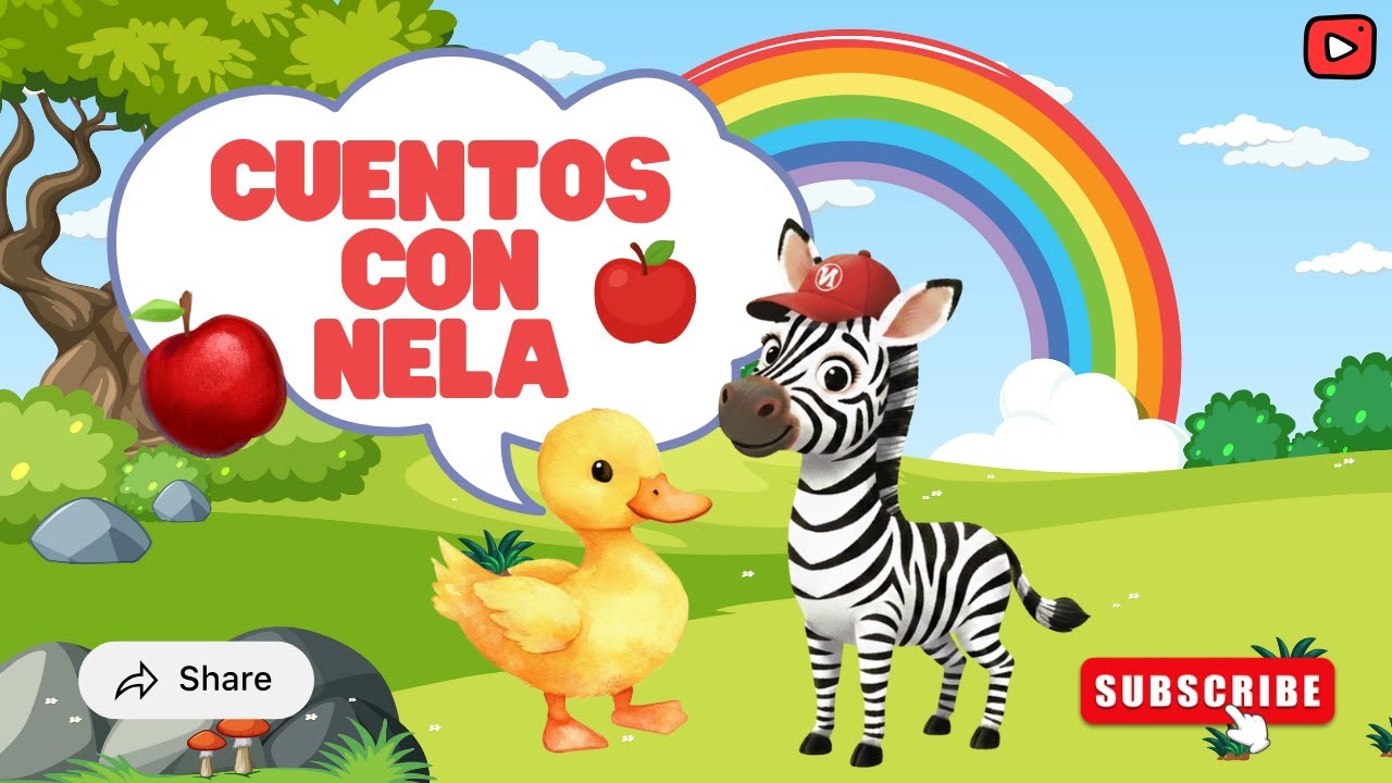 Cuentos con Nela | Nela aprende a decir gracias.