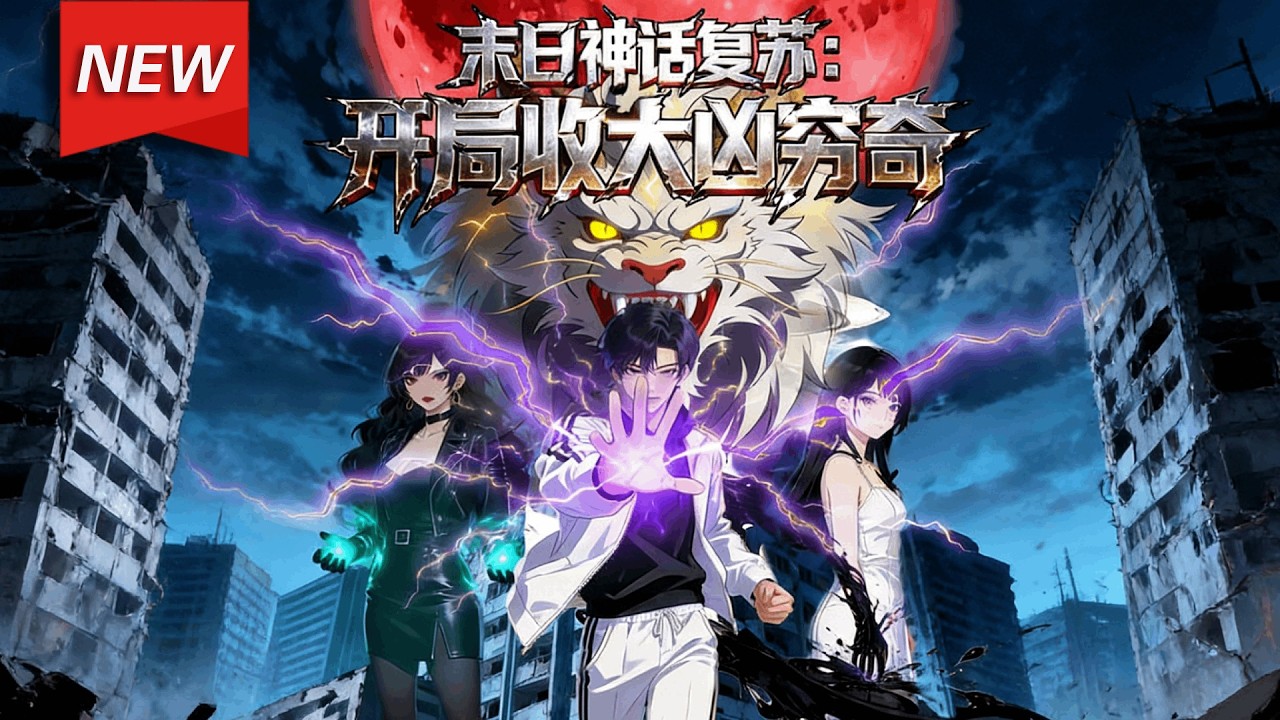 MULTISUB📢新番上线《末日神话复苏：开局收大凶穷奇》第1~84集丨陈默重生回到末世前3天，为改变命运，根据记忆找到幼年“穷奇”（未来吞噬寿喜神的天海市霸主），将其收服！#漫剧 #破晓动漫社