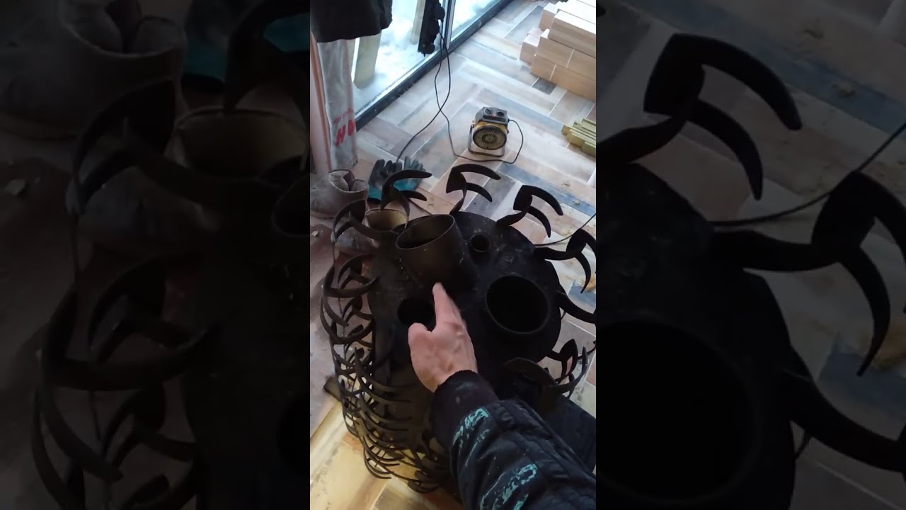 Начали термоотсечку стен вокруг печки в парилке в деревянной бане. Расшир версия