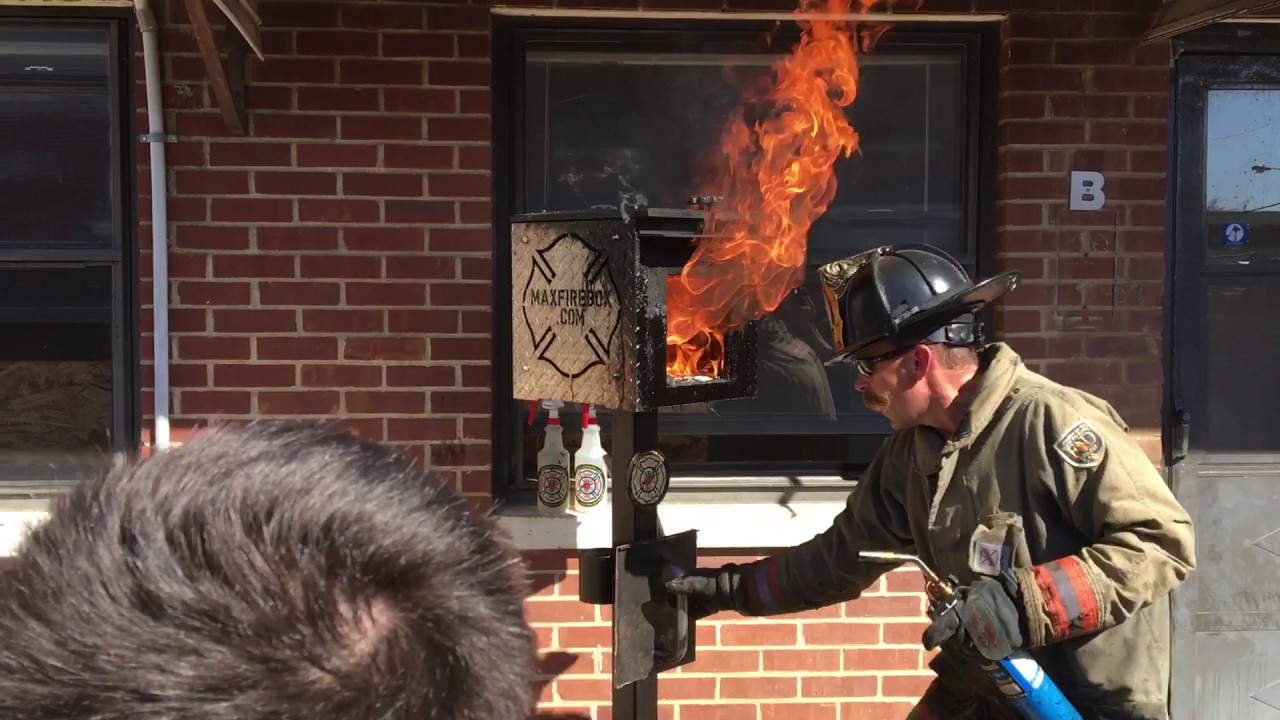 Quick demonstration on ventilation induced flashover.
