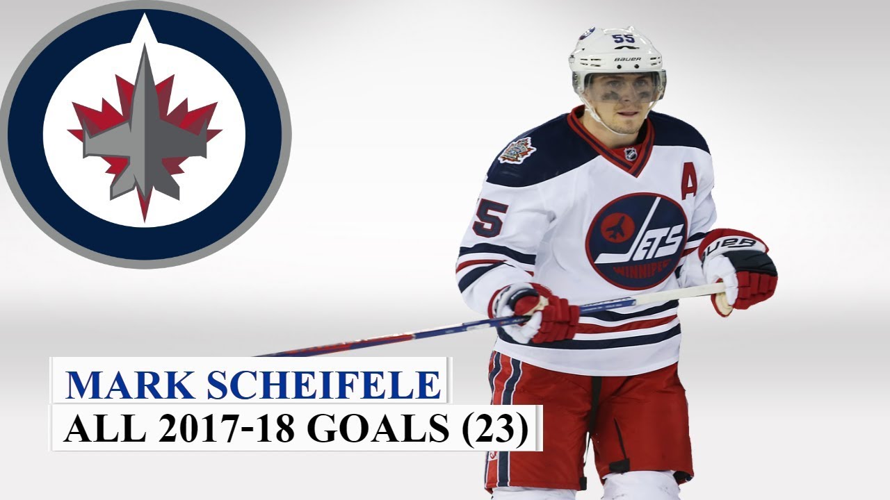 Mark Scheifele (#55) All 23 Goals of the 2017-18 NHL Season
