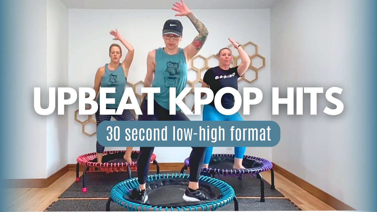 Kpop HIIT Rebounder Workout | 30 Min Low–High Power Intervals | No Talk