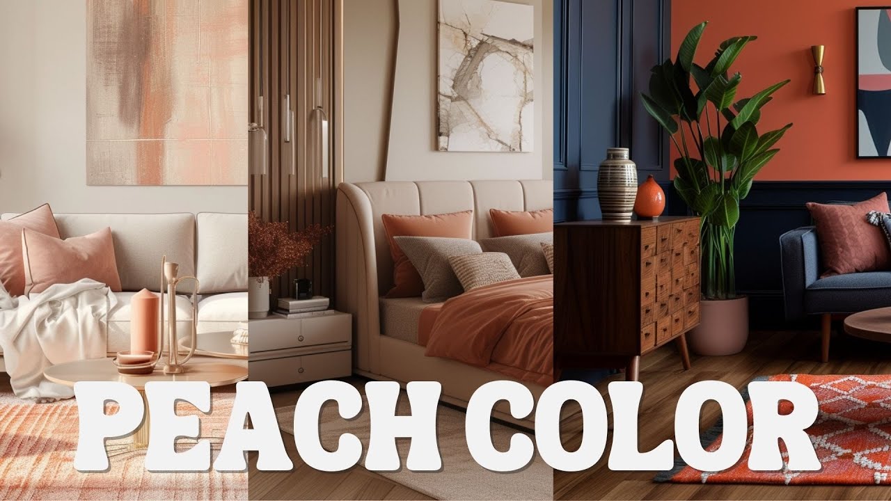 Peach Colored Interior Design: Inspiration & Complementary Colors