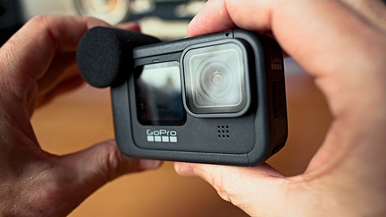 GoPro Hero 9 mit Max Lens Mod und Media Mod für Motovlogging