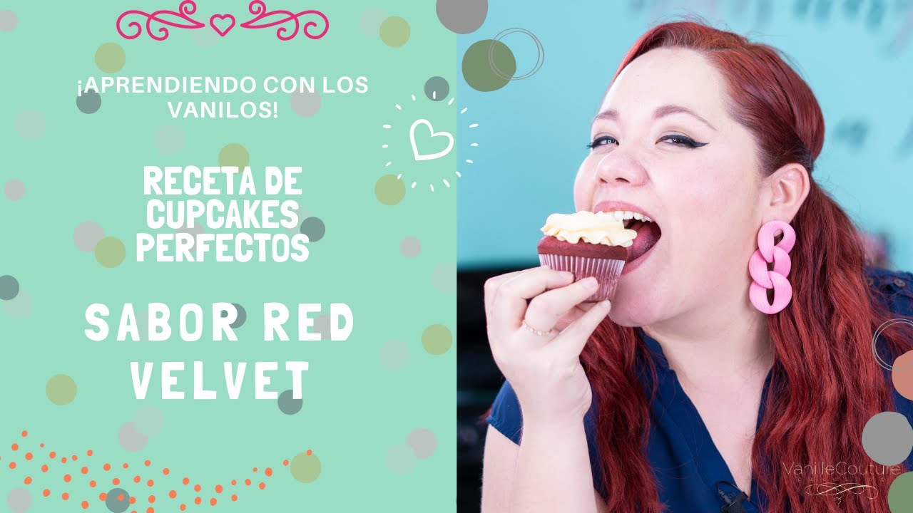 La receta perfecta para elaborar cupcakes de red velvet deliciosos :D