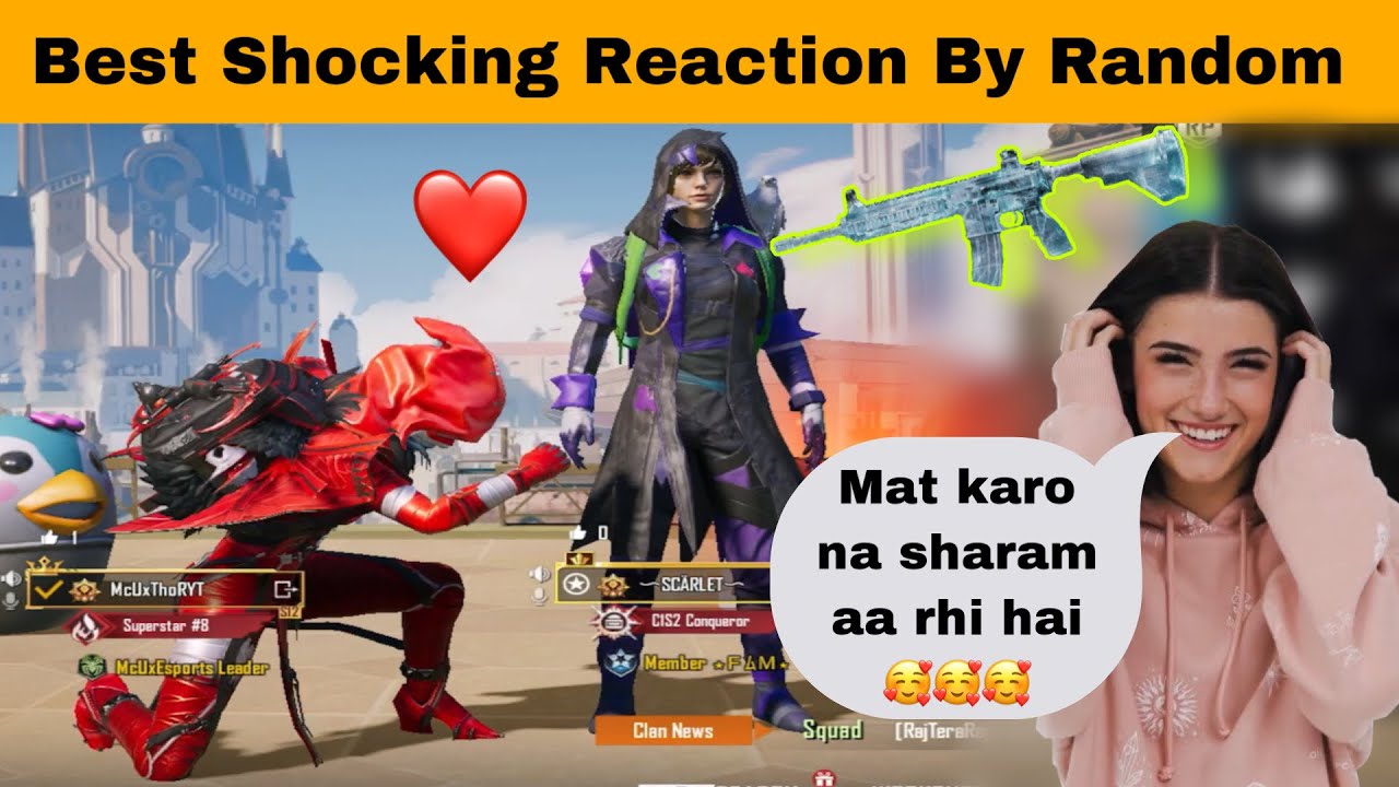 Random Rich & Pro Girl Shocked After Seeing My Gameplay & Inventory😳 | BEST SHOCKING REACTION |
