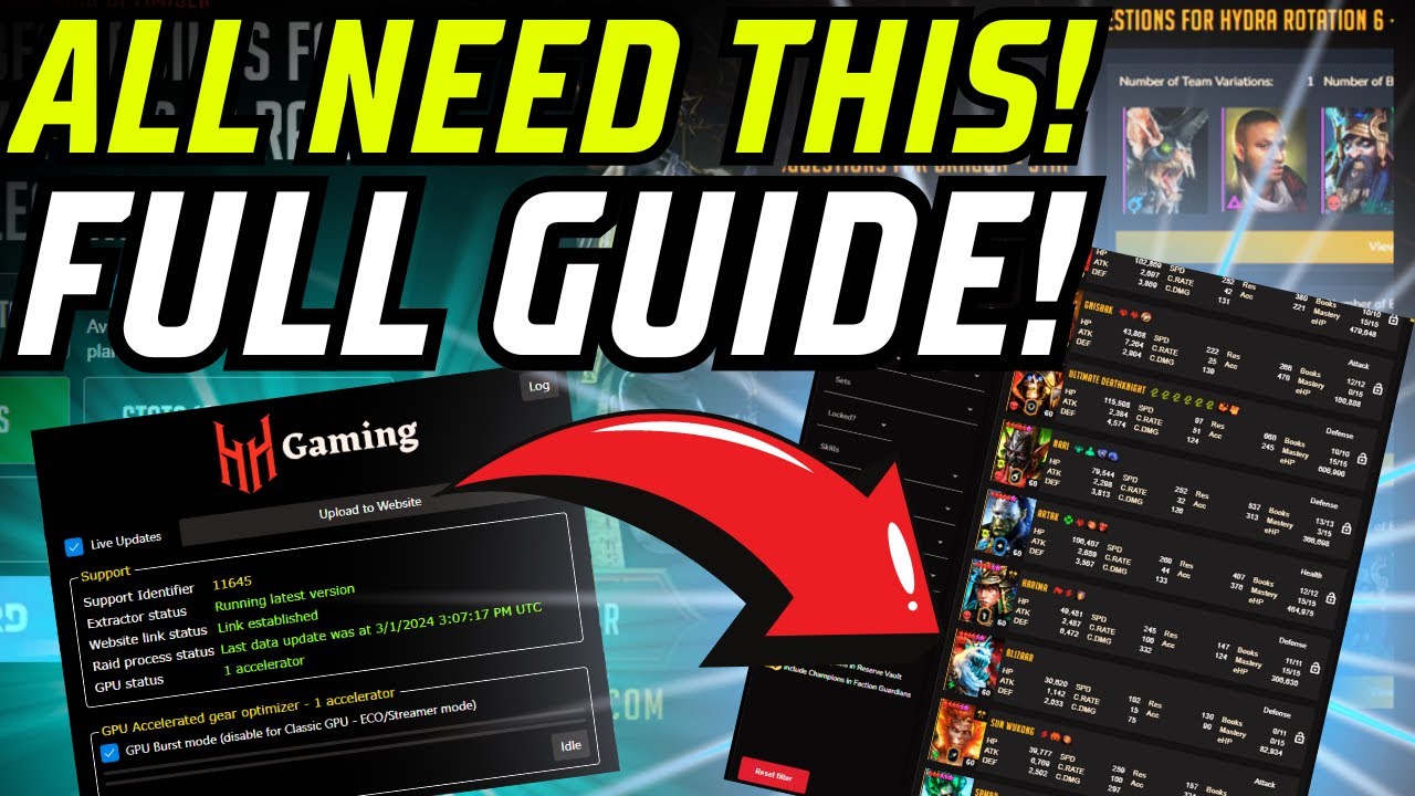 BEST TOOL EVER! HOW I BUILD CHAMPS AND TEAMS! SAVE TONS OF SILVER AND TIME! | RAID: SHADOW LEGENDS