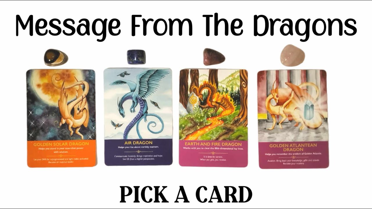 PICK A CARD 💜 Message From The Dragons 🐲