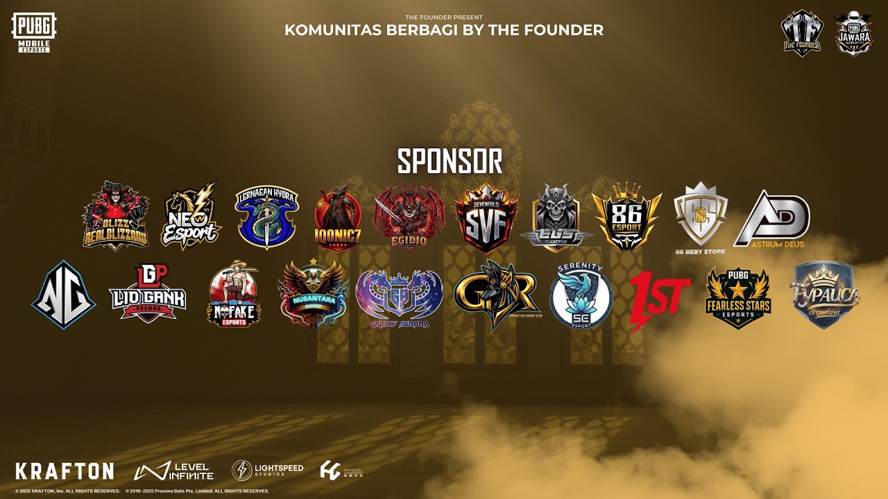 KOMUNITAS BERBAGI BY THE FOUNDER | PUBG MOBILE
