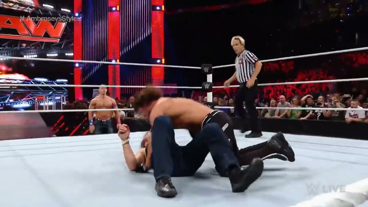 Dean Ambrose Dirty Deeds AJ Styles 6/27/2016