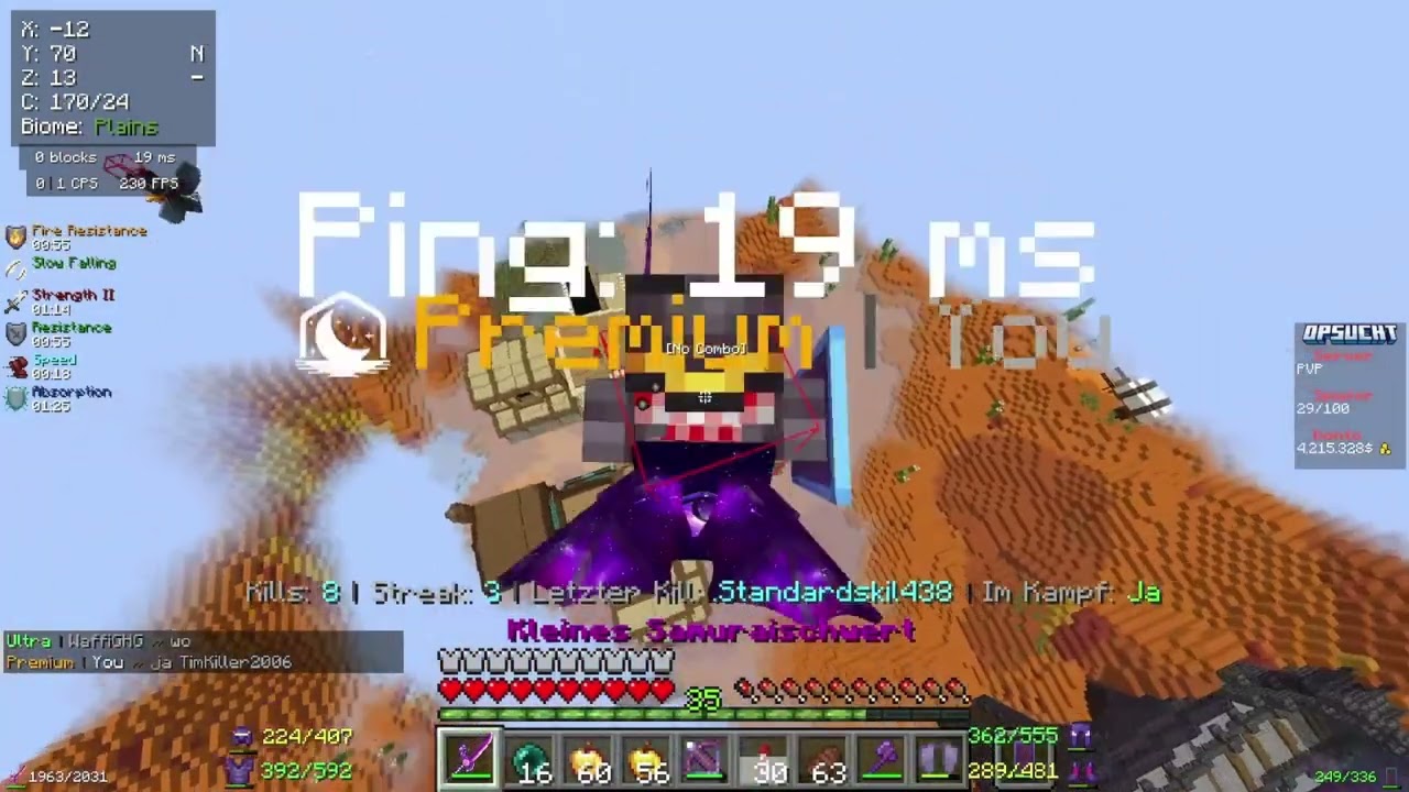 Kleiner Fight OPsucht PVP