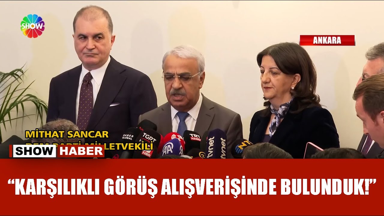 DEM Parti heyetinden AK Parti&rsquo;ye kritik ziyaret!