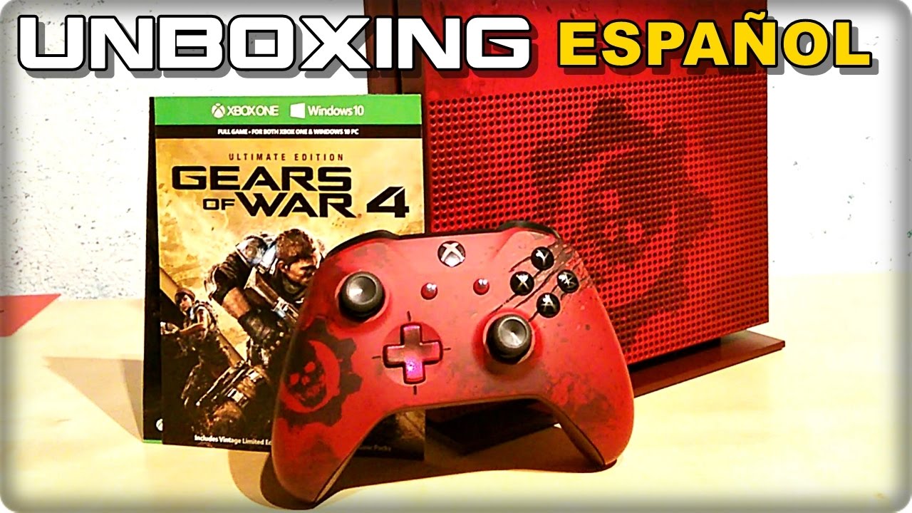 Gears of War 4 Xbox One S 2TB | Unboxing | En Español