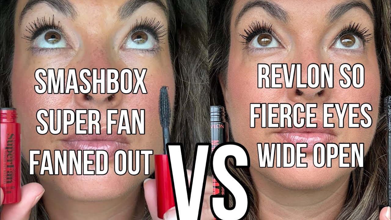 Сравнение туши для ресниц Revlon So Fierce и Smashbox Super Fan | Тест туши из масс-маркета и люк...